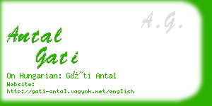antal gati business card